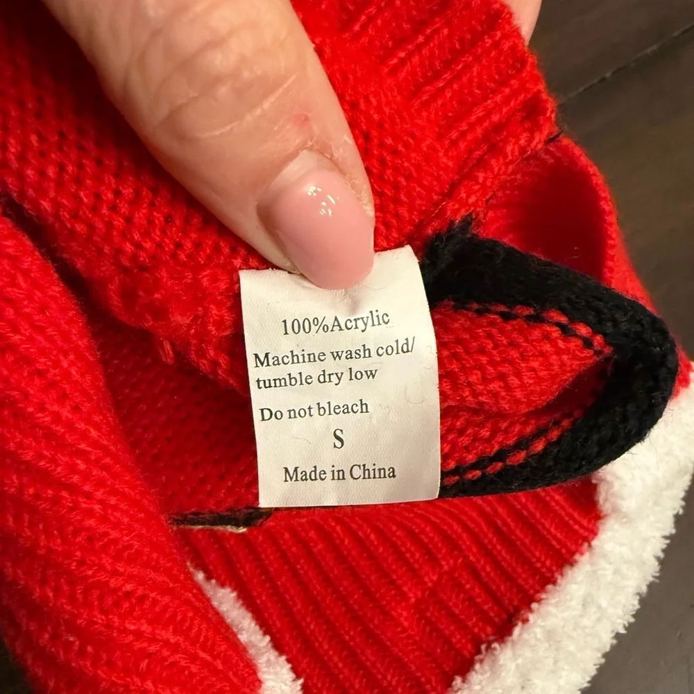Red Santa Dog Sweater
